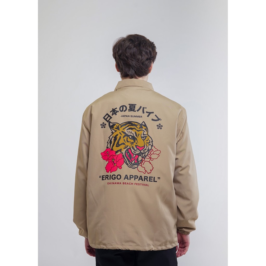 

Erigo Coach Jacket Feels Fear Khaki