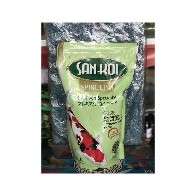 

Pakan Ikan Sankoi Spirulina 1 kg