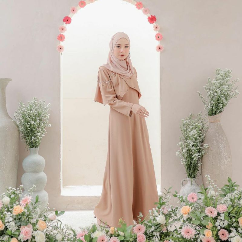 BADIYAH DRESS MOCCA ARMY RIFANYHIJAB RIFANY HIJAB