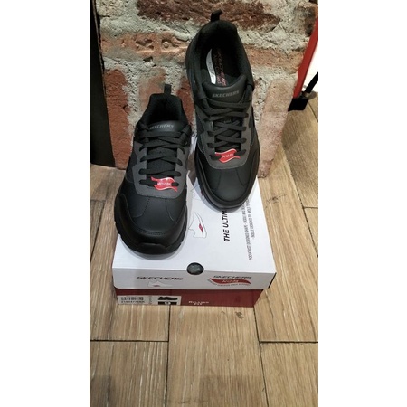 SEPATU PRIA SKECHERS ARCH FIT BAXTER-DWYER SKE210347/BBK/OLV