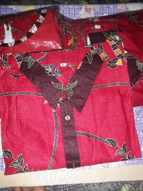 Merry Couple Dress Seragam Batik Natal Merah Baju Cantik Pakaian Anak