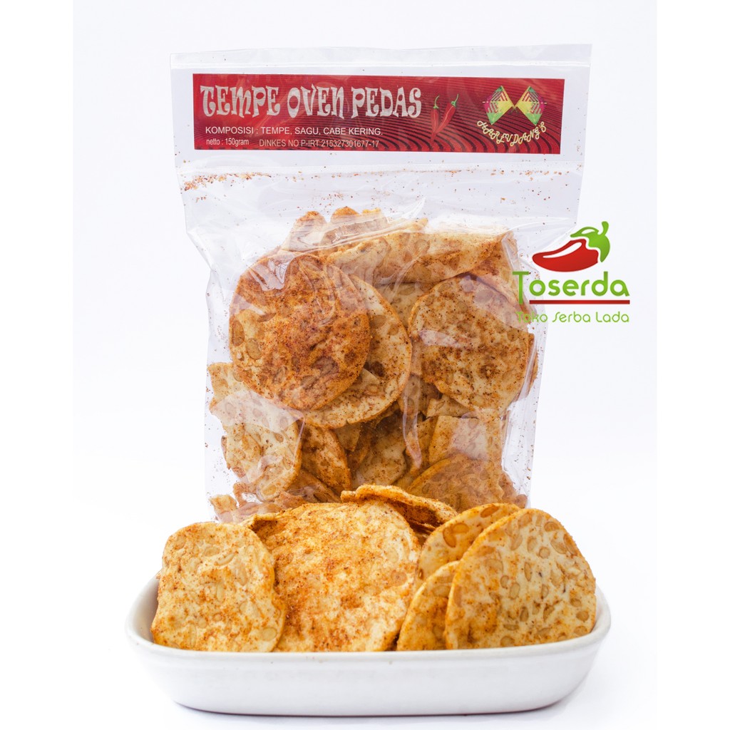 

Keripik Tempe Oven Pedas Hareudang
