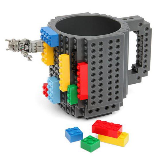 Gelas Mug Lego Build-on Brick