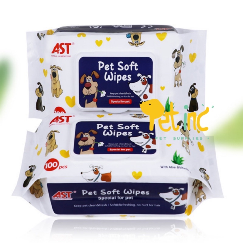 Special for pet soft wet wipes 100 sheet