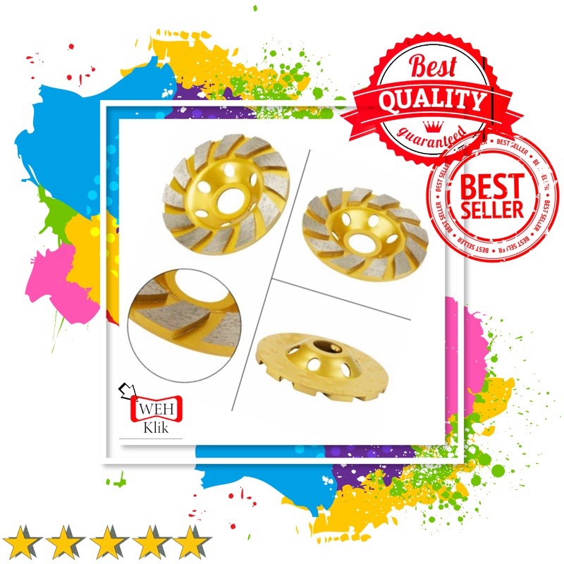 Mata Gerinda Poles Amplas Batu Beton Tembok Granit Batu Alam