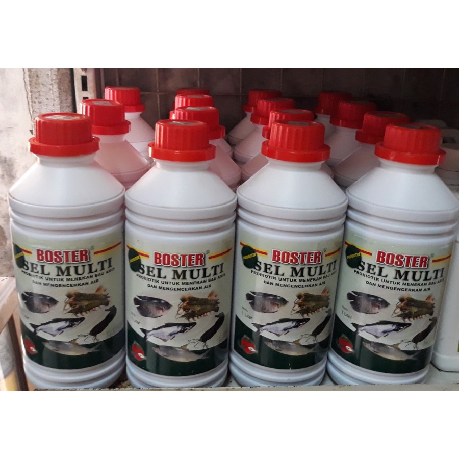 Boster Sel Multi 1 Liter Probiotik Bakteri Pengurai Tambak Ikan Udang