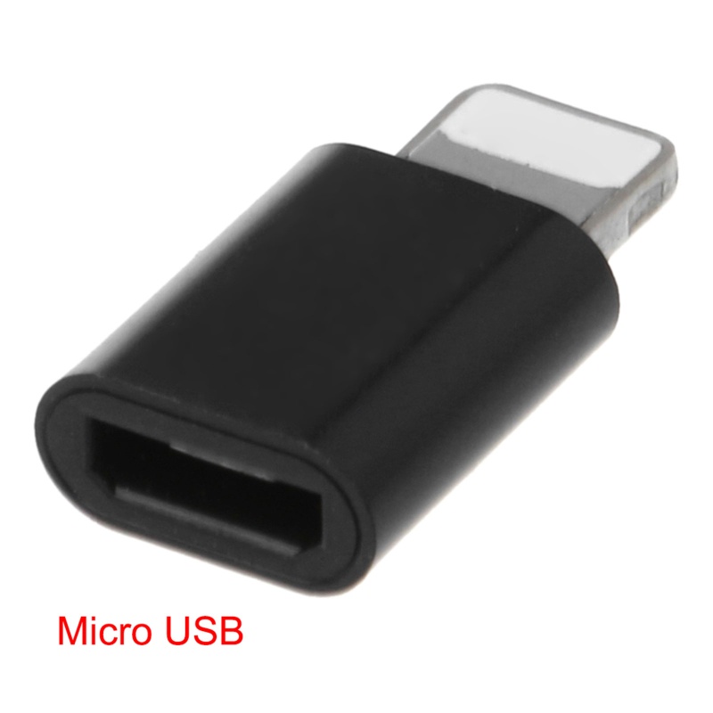 Cre Adapter Konverter Micro Usb Female Ke 8 Pin Male Untuk Apple Iphone 5 5s 6 6s 7 8plus X