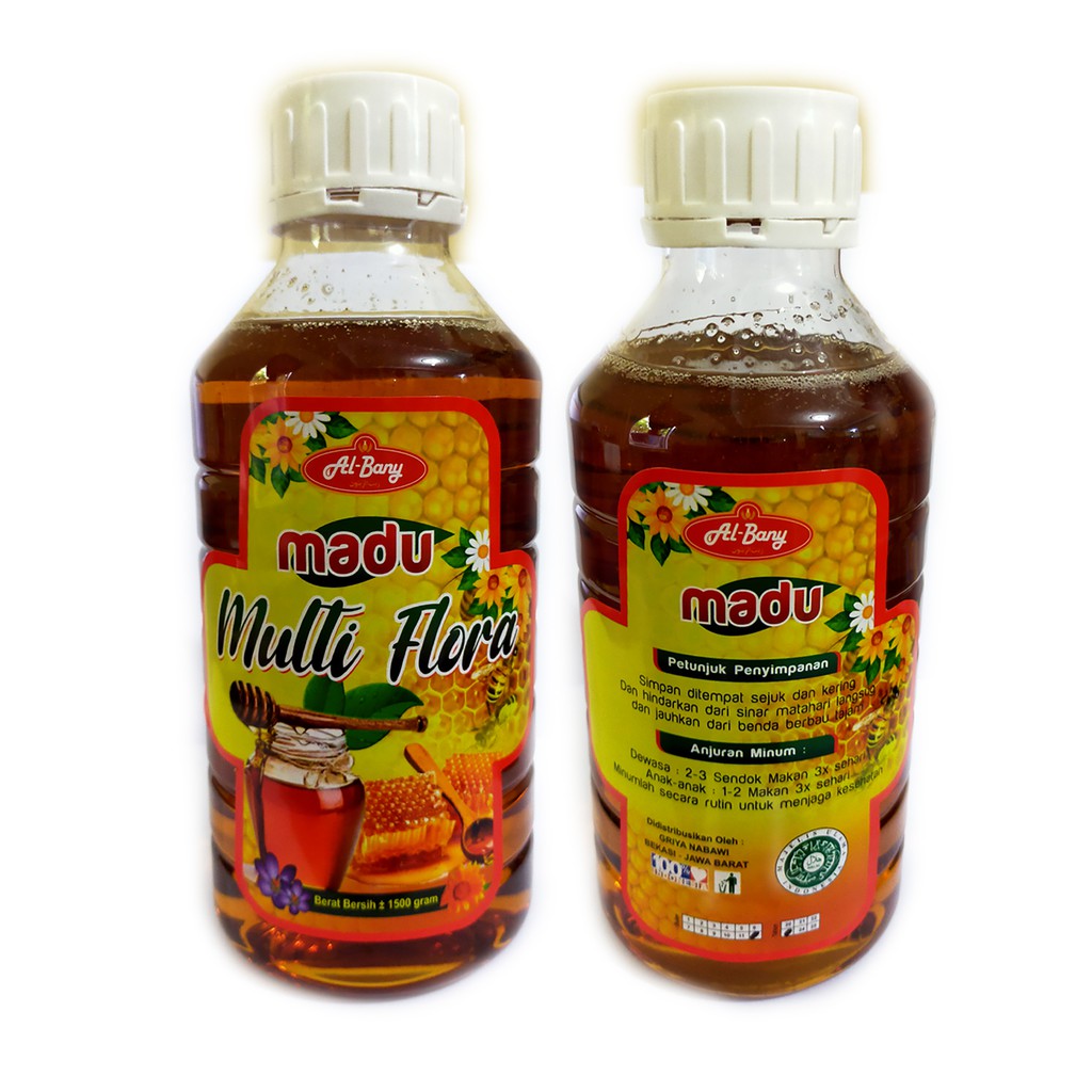 

Madu Multiflora 1,5KG /1500GR ( Asli / Murni tanpa campuran )