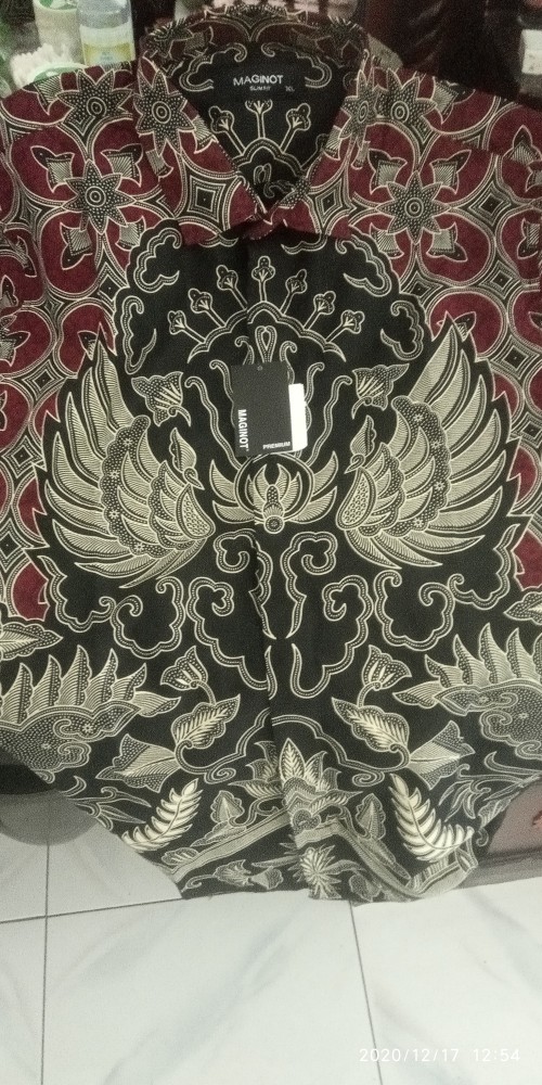 Maginot Kemeja Batik Pria Arjuna-ss Lengan Pendek