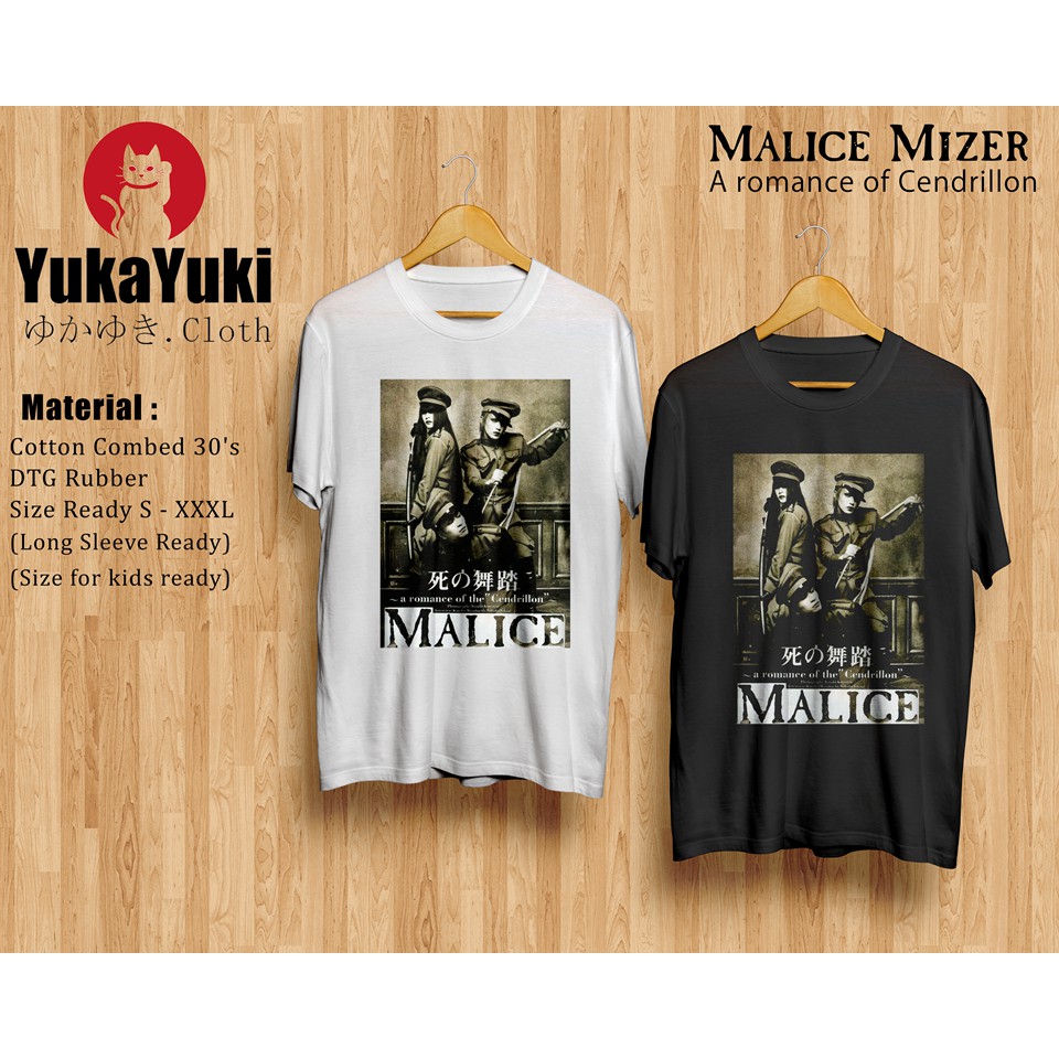Kaos Malice Mizer - A romance of Cendrillon