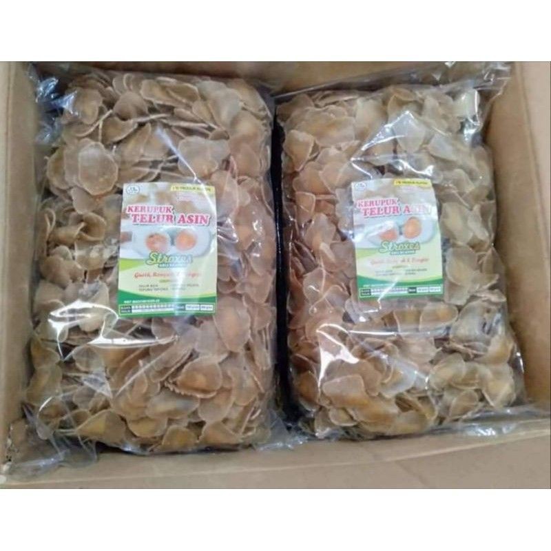

Kerupuk Mentah Terlaris Telas Kerupuk Telur Asin Mentah 0,5 kg
