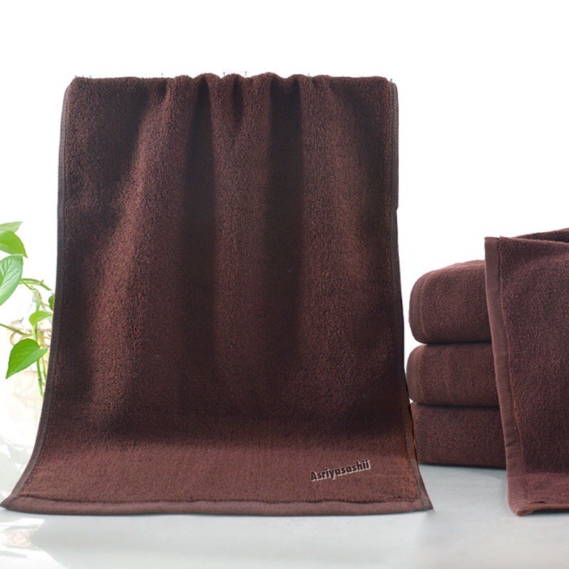 Handuk Mandi Handuk Hotel Tebal Polos Cokelat Cotton 100% Terlaris Termurah