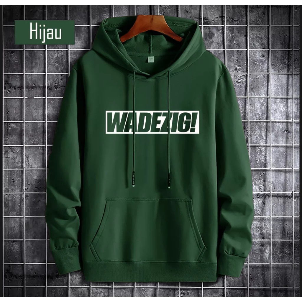 WADEZIG - SWEATER HODDIE UNISEX JUMBO / SWEATER OVERSIZE WANITA/ SWEATER PRIA /SWEATER WADEZIG M -3XL (COD)