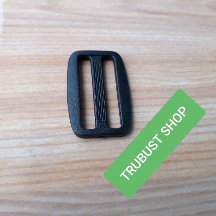 

d0r40r Ring Jalan Tas Ring Geser Plastik Buckle Pp 3.8Cm Hitam Ecer 1Pc Murah Rg05T0