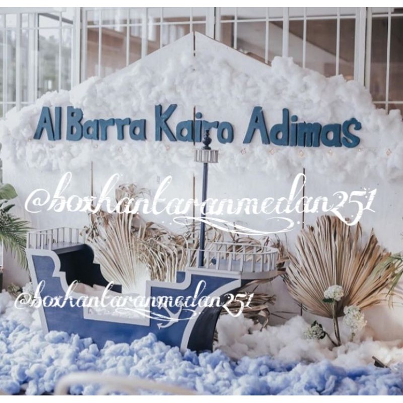 tempat tidur bayi jati belanda dekorasi aqiqah