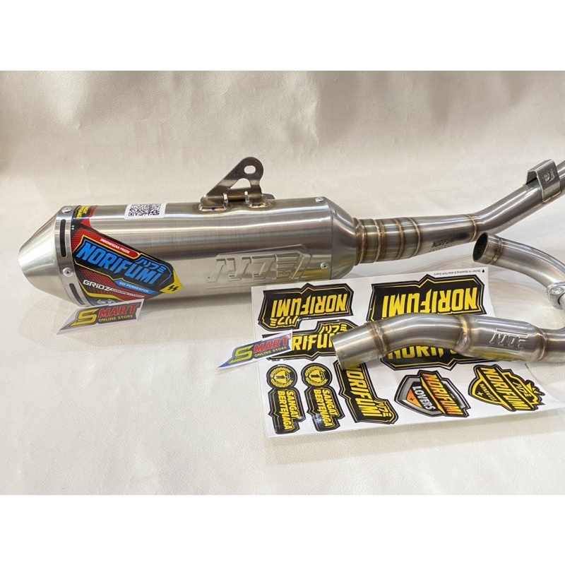 KNALPOT NORIFUMI GRIDZ BORE UP KOMPETISI KLX 150 / NORIFUMI GRIDZ KOMPETISI KLX 150