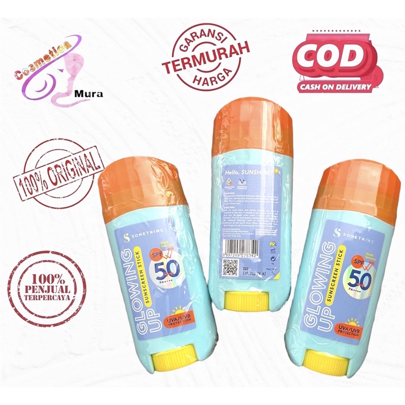 [ sunscreen Stick ] somethinc Glowing Sunscreen Stick - somethinc Glowing sunscreen Up stick spf 50 pa +++ ( 15 gr )