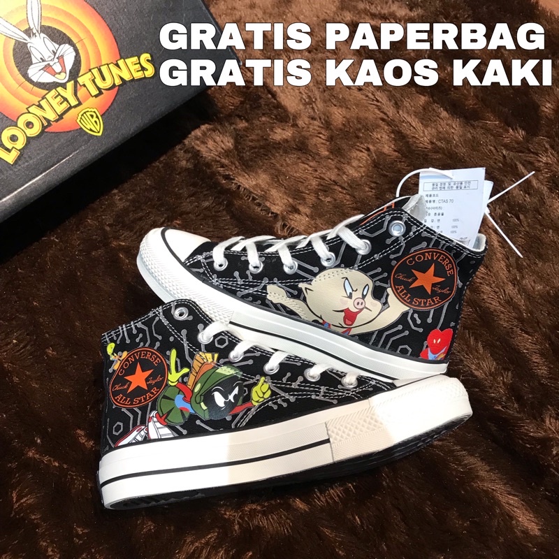 LIMITED EDITION SEPATU CONVERSE LOONEY TUNES | SQUAD TUNES (SPACE JAM) GREAT ORI