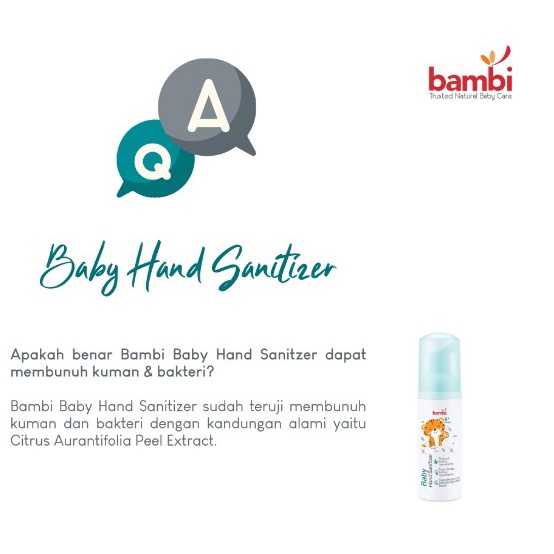 Bambi Baby Hand Sanitizer 60ml