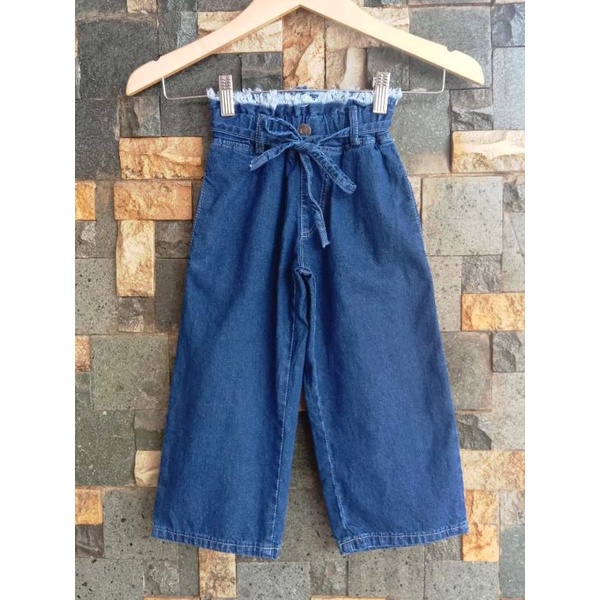 Kulot Jeans Anak terkini kulot anak perempuan