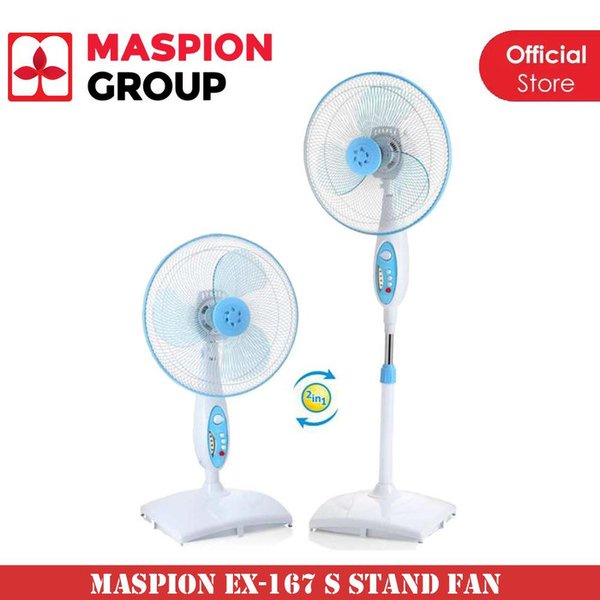 MASPION Kipas Angin Berdiri 16 Inch 2 Fungsi EX 167S - Garansi 3 Tahun