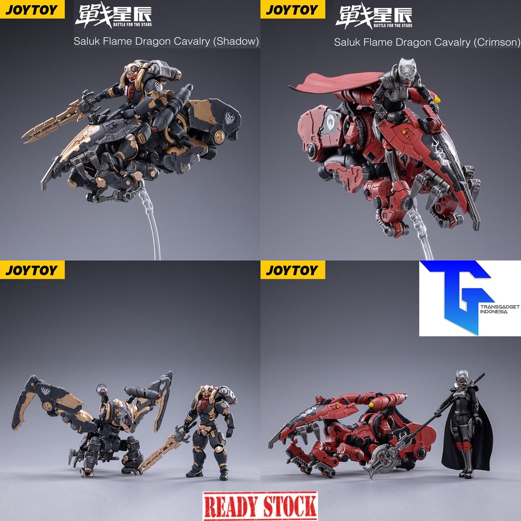 JOYTOY 1/18 Scale Saluk Flame Dragon Cavalry SHADOW JT1972 / CRIMSON JT2016