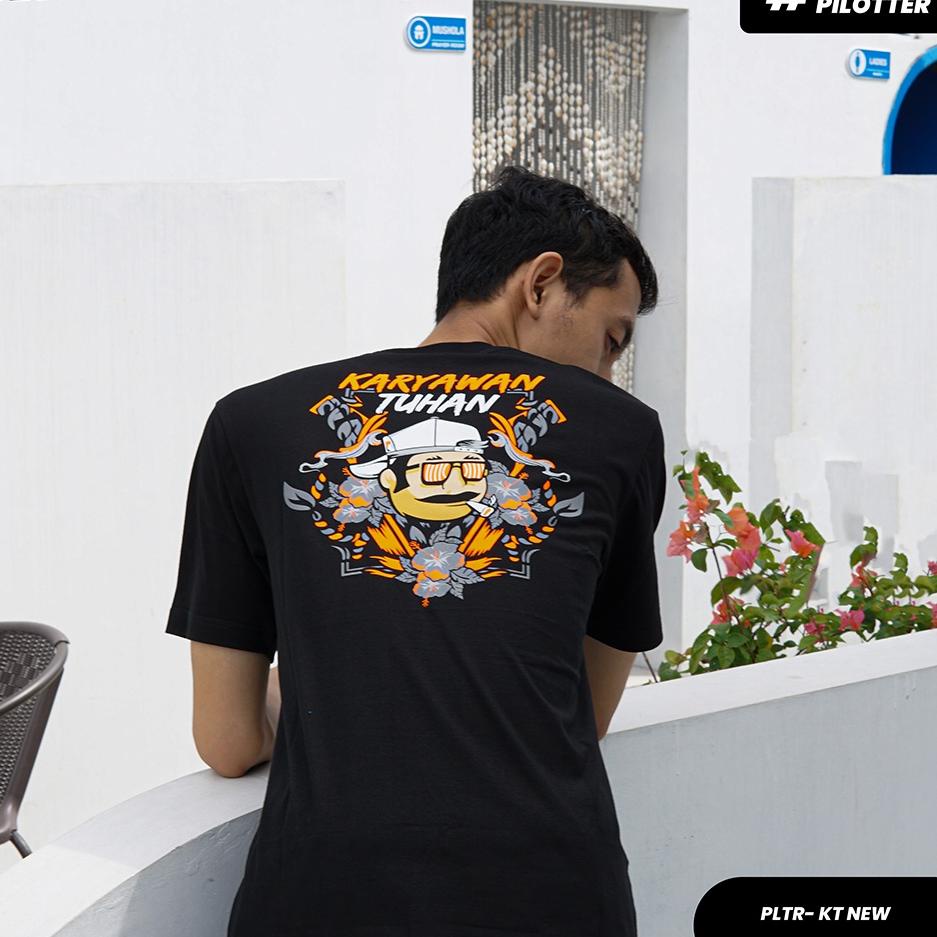 [MNS.19My22т] KAOS PILOTTER KARYAWAN TUHAN NEW EDITION ORIGINAL PILOTTER BRAND PILOTTER CO KAOS DIST