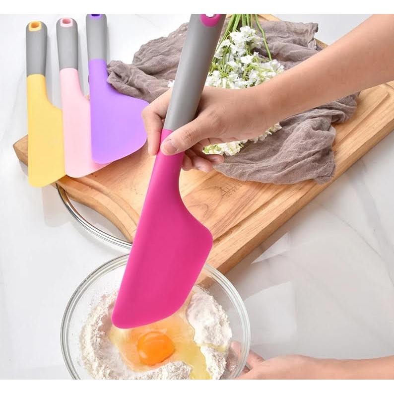 Silicone Baking Spatula Large / Sendok Pengaduk Adonan Kue Besar Jumbo Silikon Premium