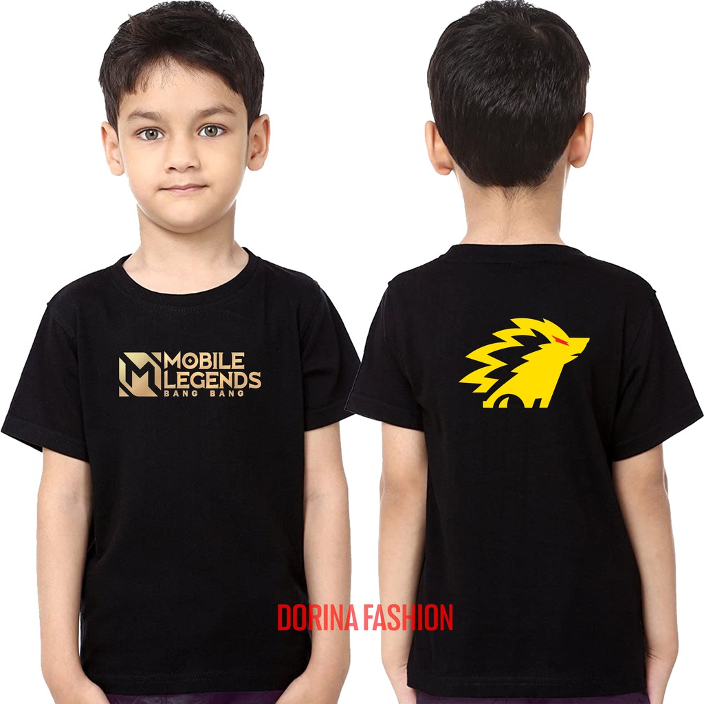 Kaos Anak ML ONIC - Kaos ML ONIC - Kaos Mobile legend / kaos ml ONIC/ kaos ONIC anak laki laki / kao
