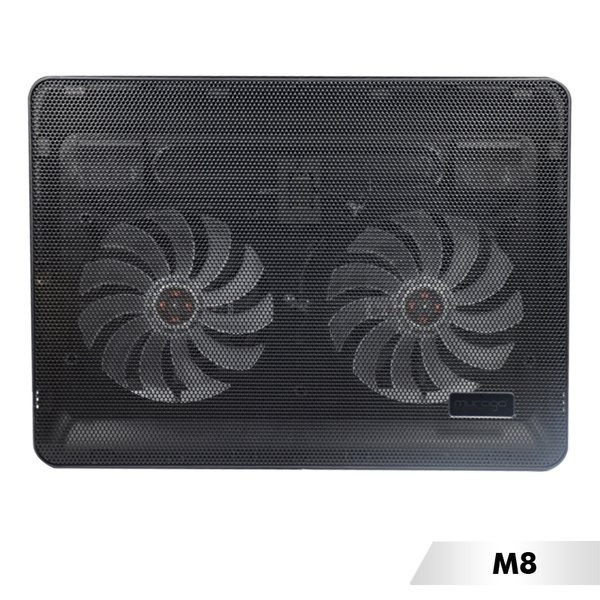 Cooling Pad Murago M8 2 Fan  Fan Notebook  Kipas Pendingin Laptop