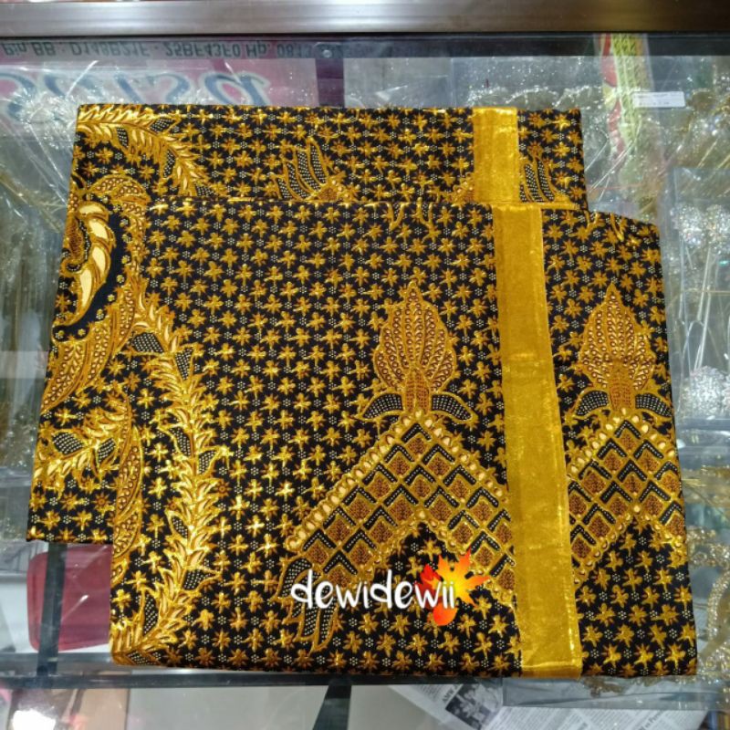 [Sepasang] Jarik Pengantin Prodo - Motif Truntum Manggar || Instan &amp; Lembaran