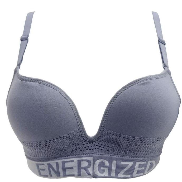 Pierre Cardin Seamless Meshover Bra 606-62214B - Grey