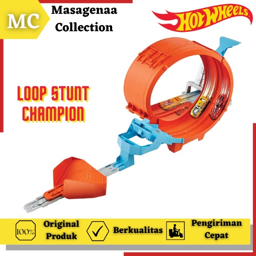 Mainan Lintasan Jalanan Arena Trek Hot Wheels Hotwheels Hotwheel Track Action Loop Stunt Champion Mo
