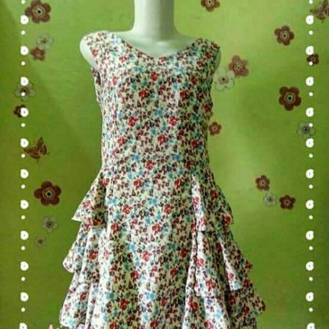 Flower Dress Korea Brand