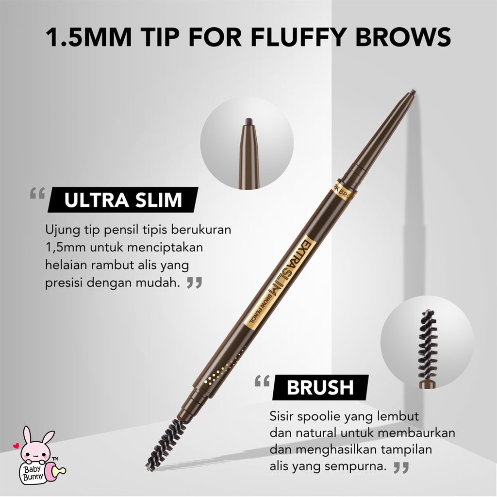 ❤ BELIA ❤ YOU Extra Slim Brow Pencil | Matic Eyebrow Pencil | Pencil Alis