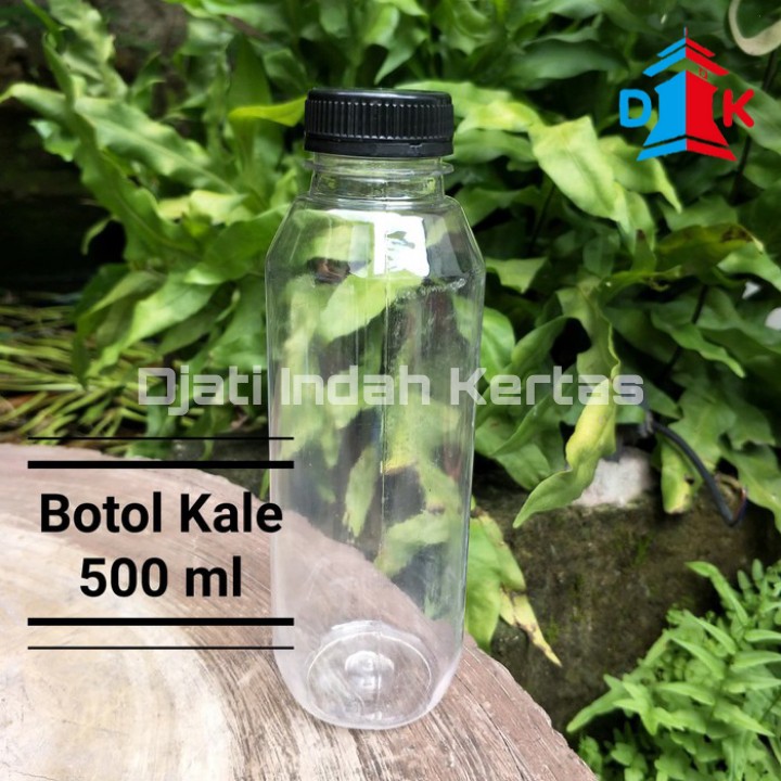 DISKON !!! Botol Minum Bening ( Kale/Coklat ) Sekali Pakai Uk 500 ml.