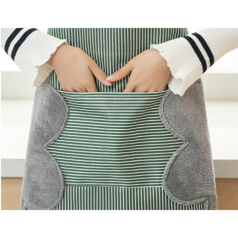 Celemek Masak Apron Dapur Anti Air Clemek Barista Koki Waiters Waterproof