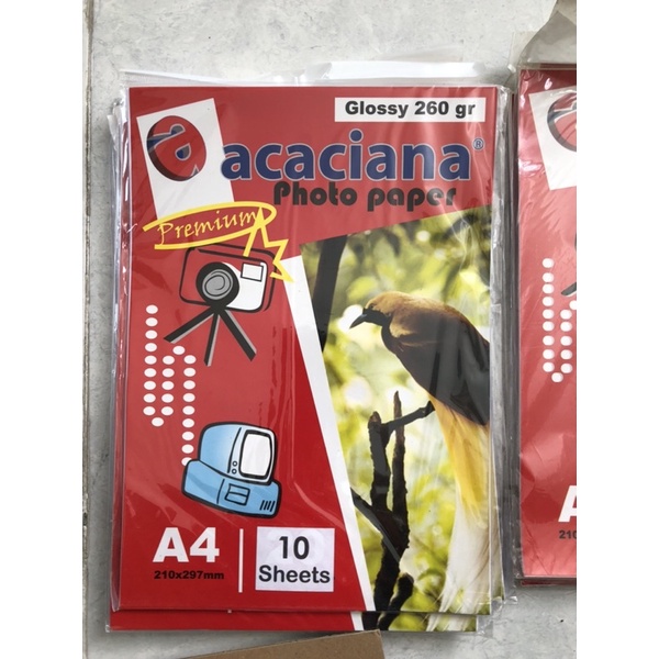 

ACACIANA GLOSSY PHOTO 180GR/235GR/260GR ISI 10LMBR/20LMBR A4