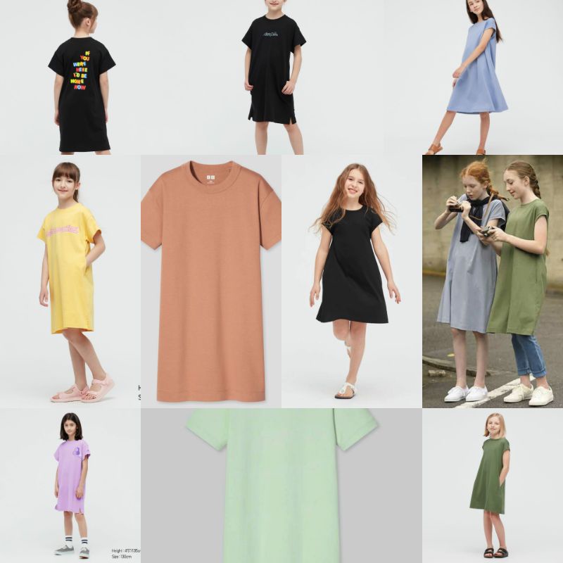 Dress Anak Branded - Dress Santai Anak - Dress Simple Elegan