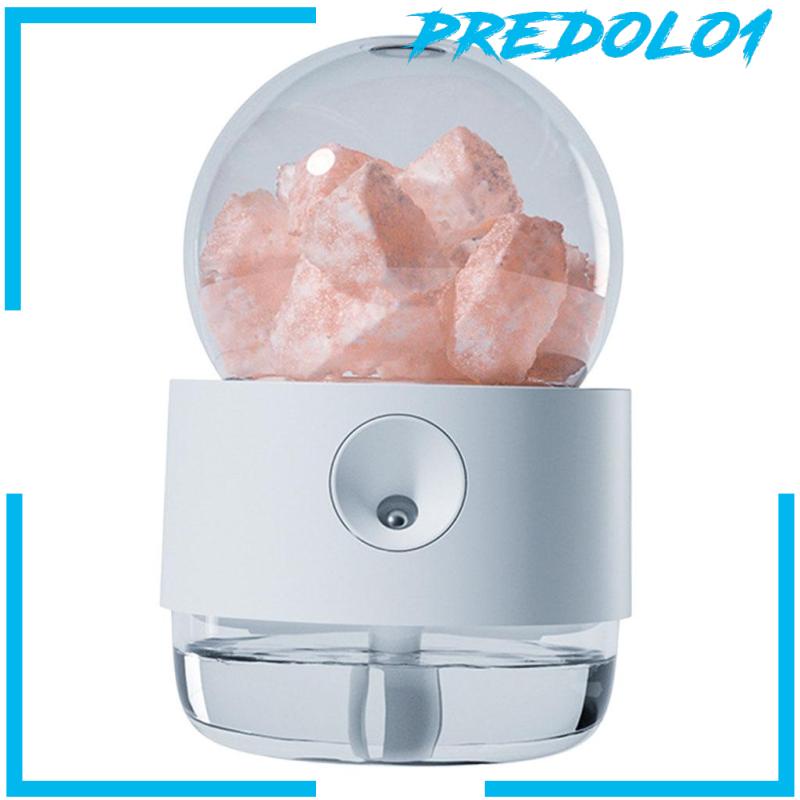 [PREDOLO1] Essential Oil Diffuser Himalayan Salt Light Diffuser  Humidifier White