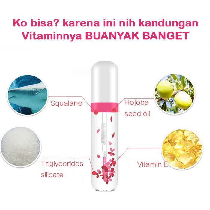 [IMPORT]Heng Fang Lip Gloss Bening dapat Berubah Warna pink Tahan Lama Anti Air/Lipbalm Pelembab dan Pemerah bibir