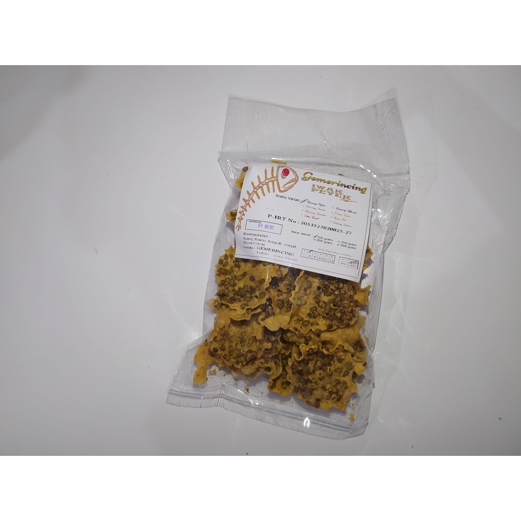 

Iwak Peyek berbagai varian 100gr