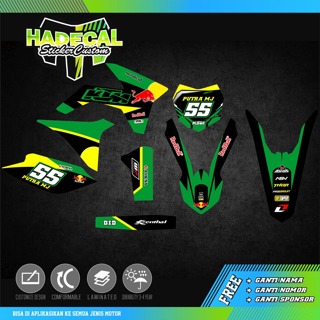 DECAL STICKER KTM 500