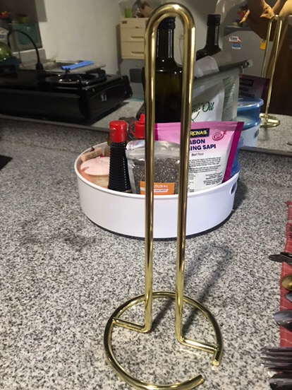 Golden Tissue Holder