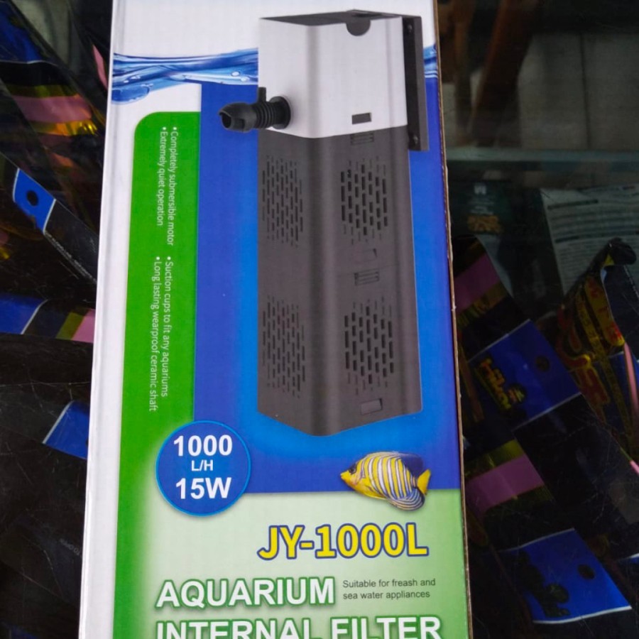 JINGYE JY-1000L INTERNAL FILTER AQUARIUM AQUASCAPE POMPA AIR CELUP JY1000L JY 1000L