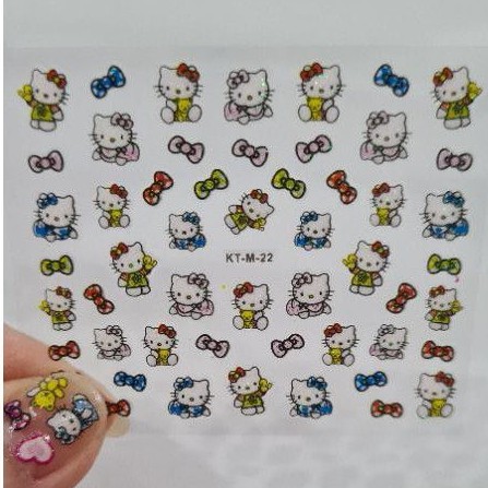 Hello Kitty Water Transfer Nail Art Sticker