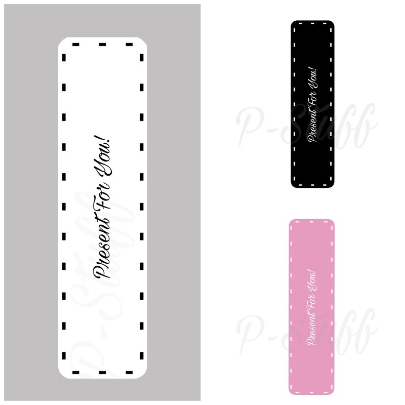 

Sticker Stiker Label Kemasan Kotak Hampers Unik Lucu Murah 7x1,8cm