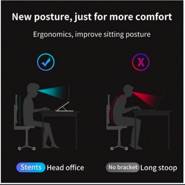 Stand laptop macbook dan universal dudukan laptop serbaguna