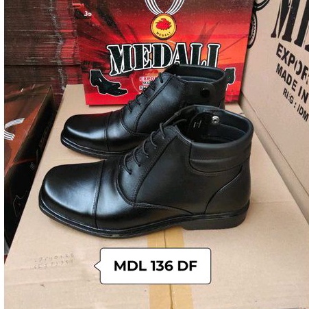 Sepatu kulit pria PDH boots polri TNI security guard PNS sepatu Kerja formal Tampil lebih keren