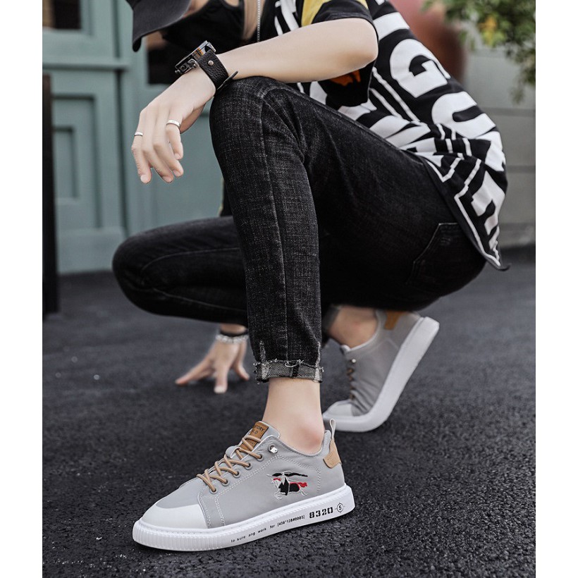 BISA COD✓ MEN'S 8320 CANVAS SNEAKERS 01669870